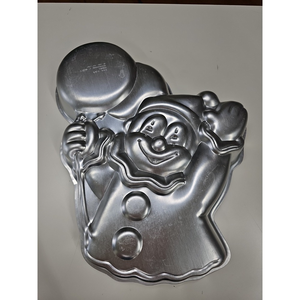 Vtg 1981 Wilton Circus Clown W/ Balloons,  Cake Baking Pan 502-3193